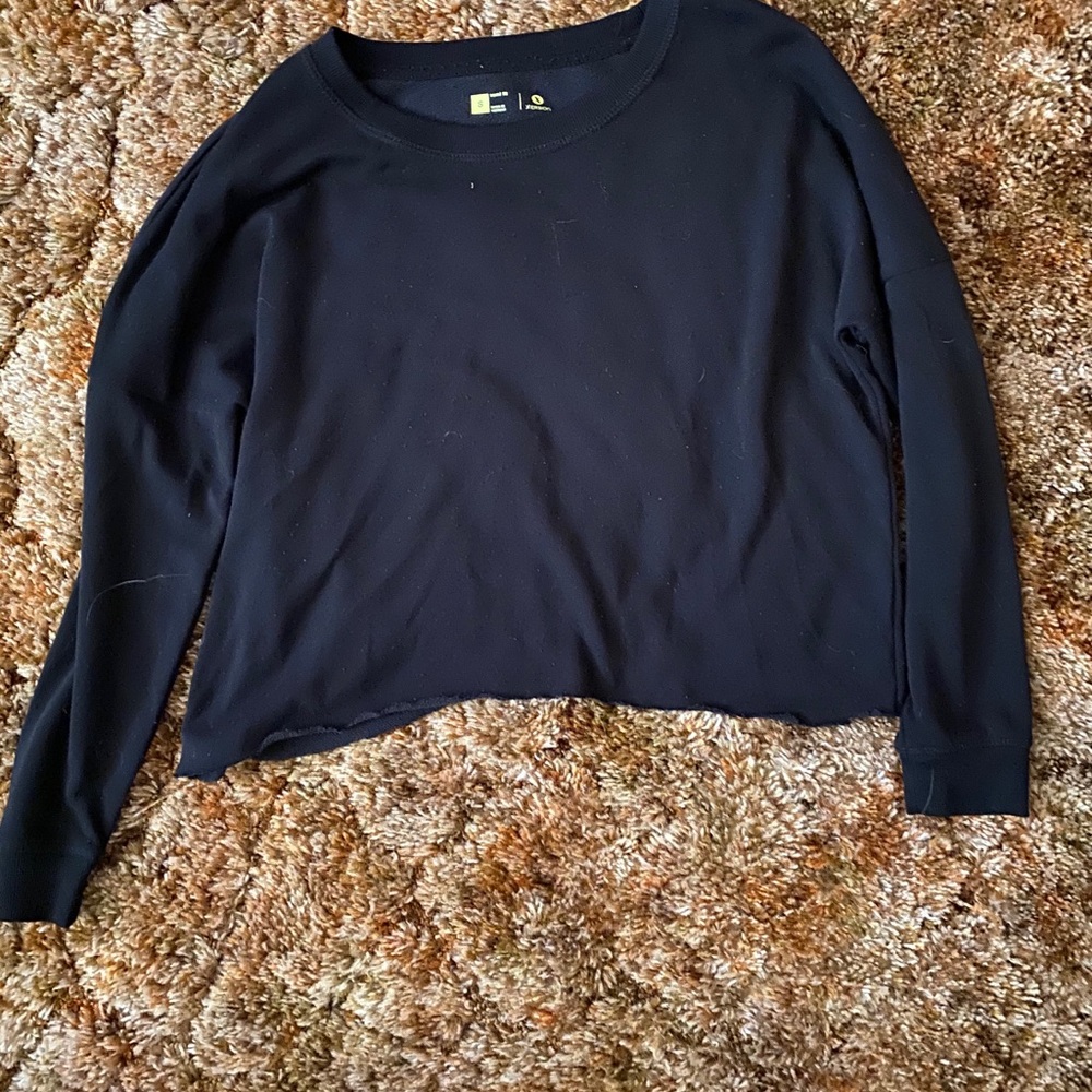 black long sleeve shirt